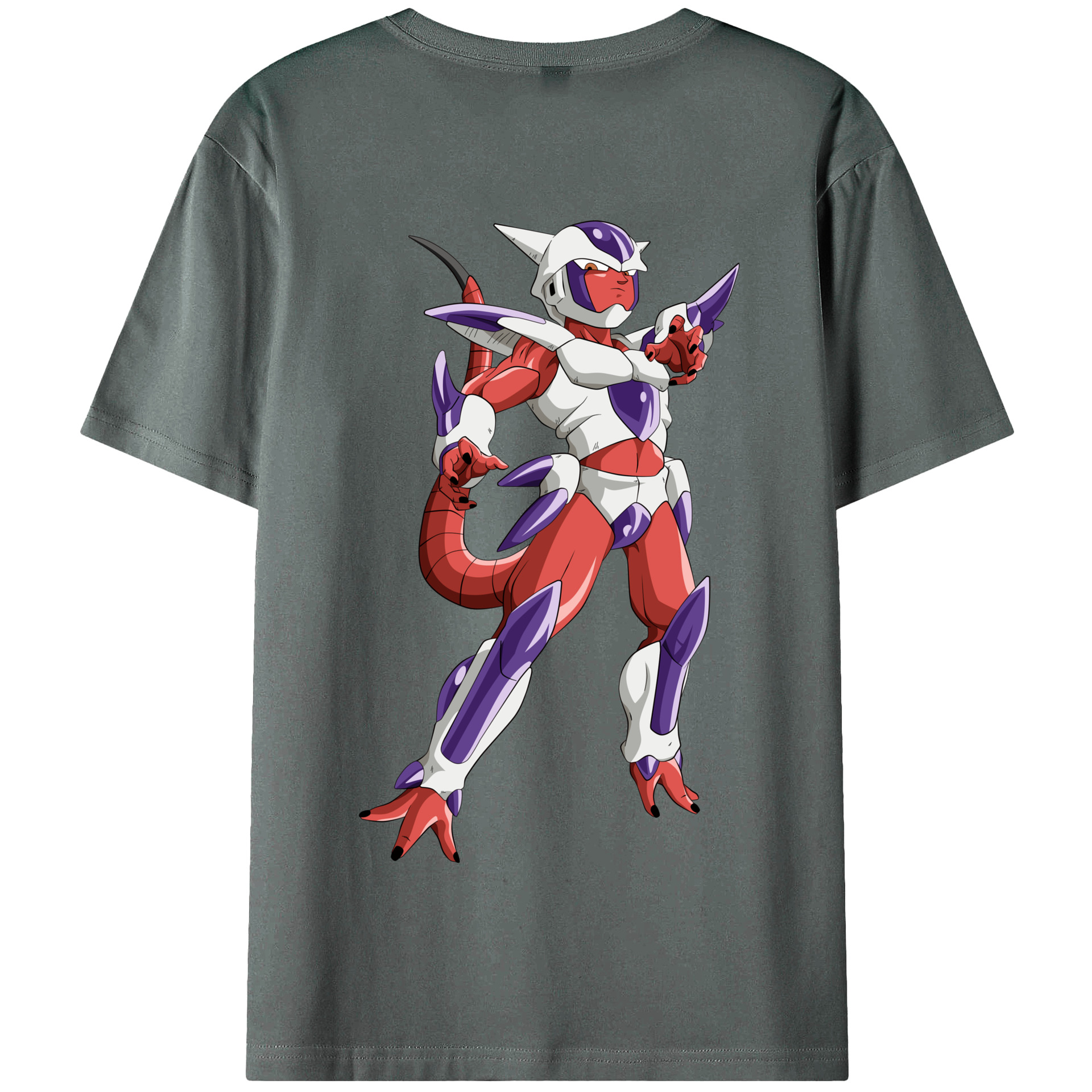 （画像用） ドラゴンボール フリーザ DRAGON BALL Frieza 綿100％半袖Tシャツ（背面プリント）